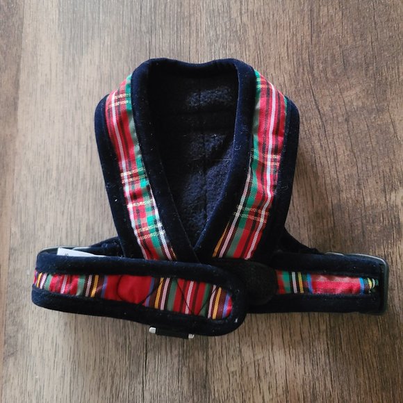 Step Easy Plaid Forest Friends Warm Fleece Lined Harness | 3 LBS to 20 LBS - Picture 3 of 5